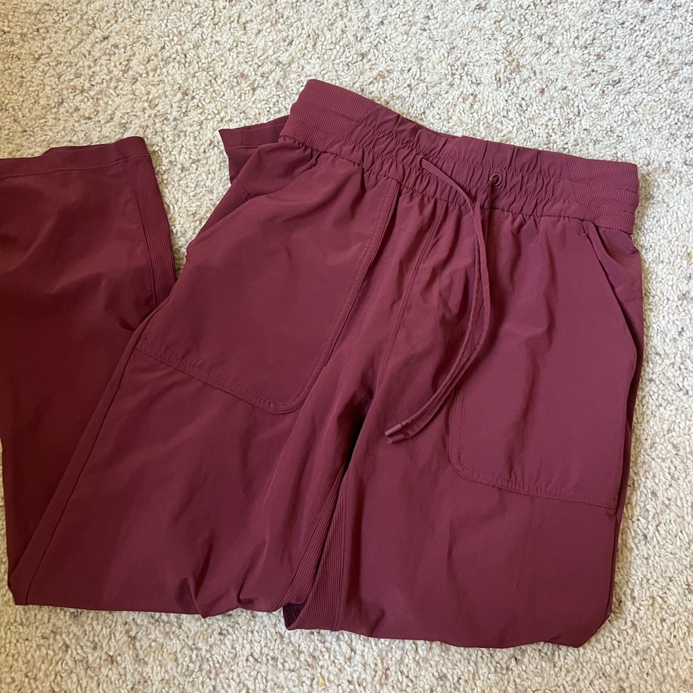Burgundy Jogger Pants